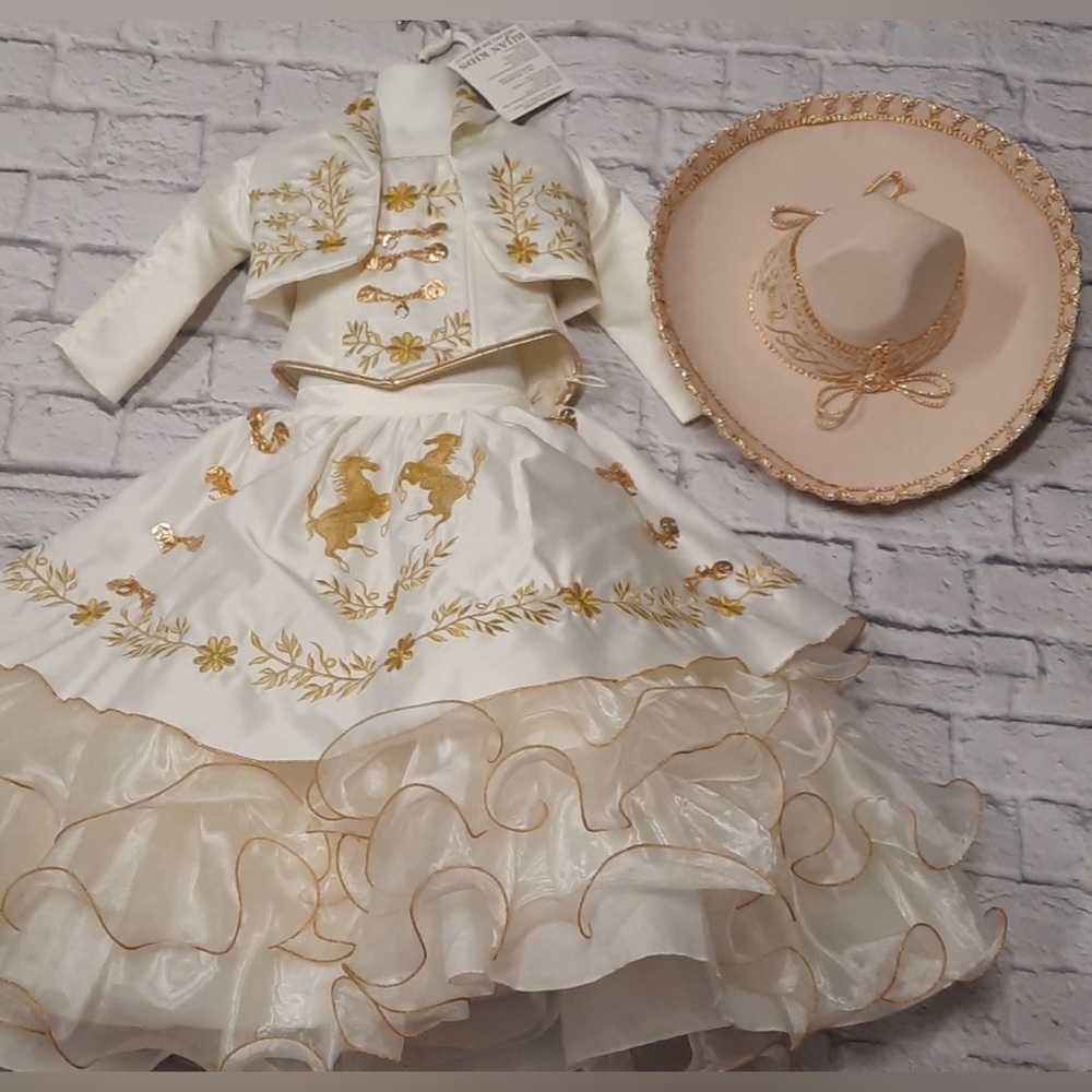 Girls 4 PC Charro set